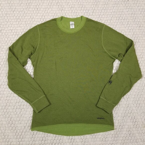 Patagonia Men's Vintage R1 Polartec Power Grid Fleece Sweater Green Sz Small - Picture 6 of 9